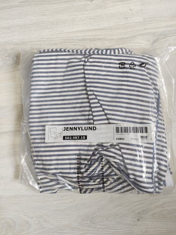 IKEA Jennylund Stoelhoes - Blauw-wit gestreept