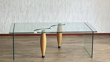 Gratis glazen salontafel