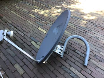 Triax schotelantenne met LNB en muurbeugel