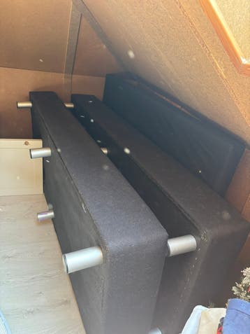 Gratis af te halen: Boxspring 160 x 200 cm inclusief matras