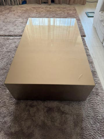 Eettafel en salontafel
