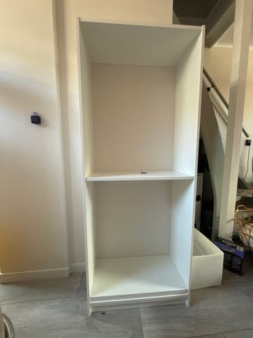 GRATIS Witte kast met planken - IKEA BILLY 80x39x202