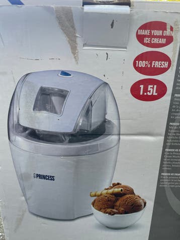 Princess IJsmachine 1.5L - Gratis Ophalen nieuw