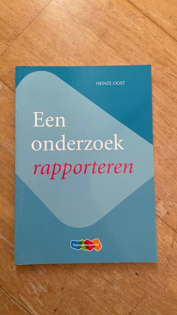 Heinze Oost - Een onderzoek rapporteren