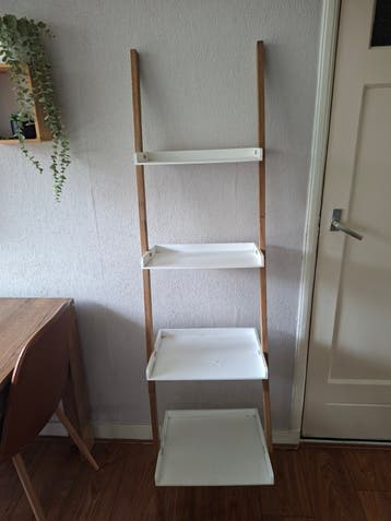 Gratis Ladderkast met withouten frame, 4 planken