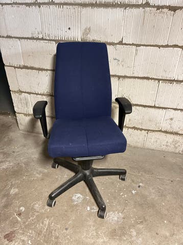 Gratis Bureaustoel - Blauw, Gebruikt