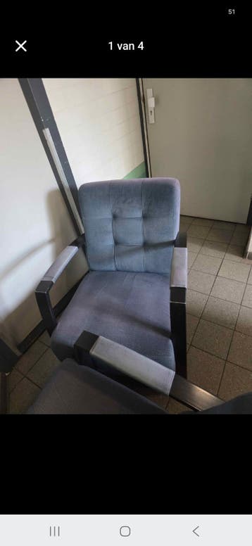 Bank met 2 stoelen