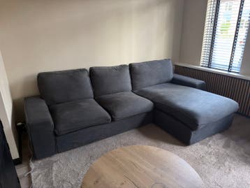 GRATIS Ikea KIVIK 3-zitsbank - kleur: gunnared middengrijs