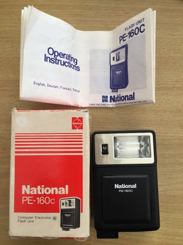 National PE-160c Elektronische flitser - GN16ASA100(DIN21)/m