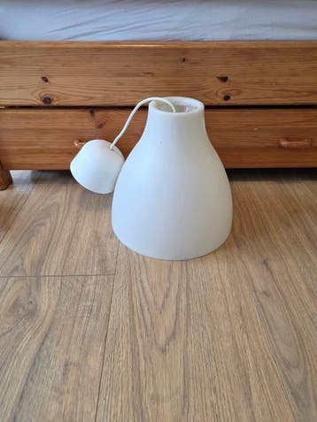 Witte plafondlamp