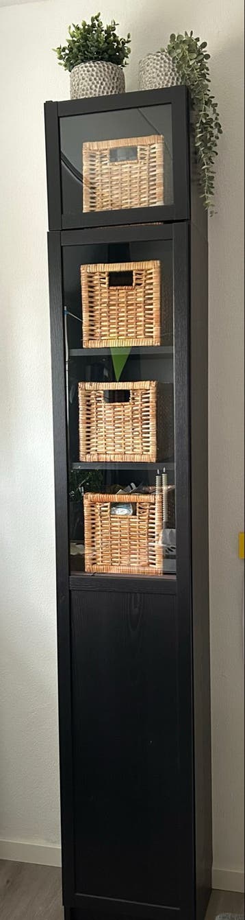 IKEA Billy boekenkast/vitrinekast 40x30x235 cm