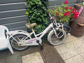 Kinderfiets Cooper - Wit, 18 inch