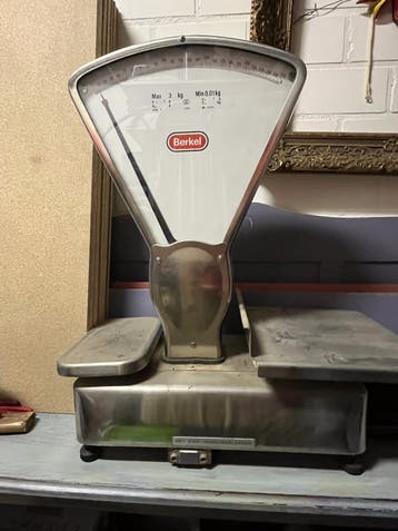 Grote industriële RVS weegschaal tot 3 kg Balans