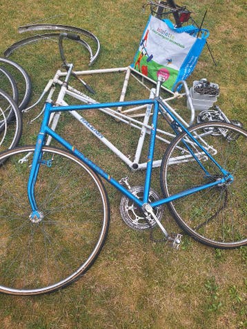 Retro race-sportfietsonderdelen