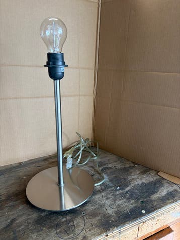 Besseling & Licht Tafellamp - RVS, E27 fitting