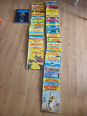 Gratis af te halen Lucky Luke stripboeken. Alles in 1 keer