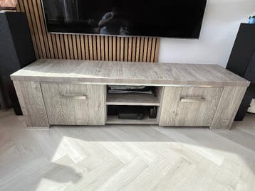 Tv-meubel grijs eiken