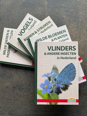 GRATIS Complete serie Postcodeloterij Natuur Boeken - Nieuw