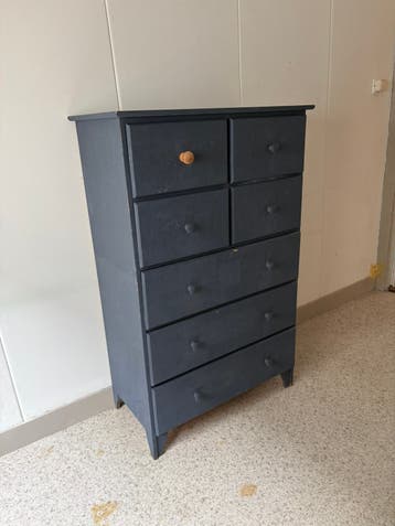 Massief grenenhouten ladenkast