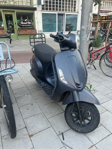 Senzo Rivalux Scooter - Blauw Kenteken - Start niet