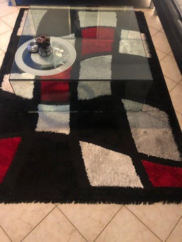 Glazen salontafel