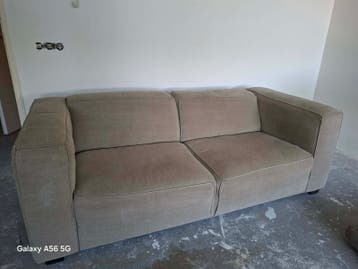 Remco bankstel 2,5-zits taupe - nette staat, spoed ophalen