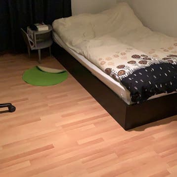 Twijfelaar met lattenbodem en matras 120x210