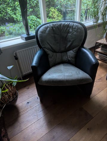Leolux Excalibur fauteuil - Leer