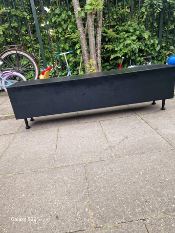 Zwart tv kast