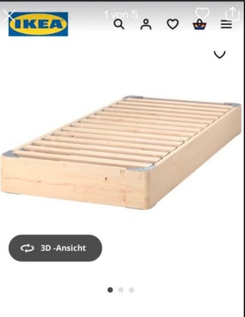 Gratis bedframe