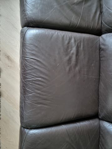 Gratis Echt lederen relaxbank