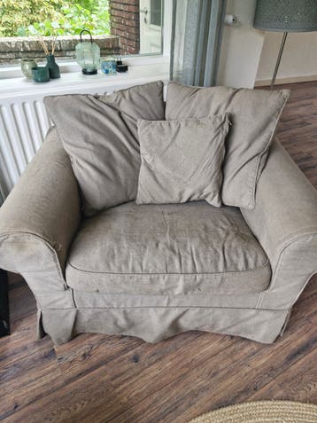 Comfortabele IKEA fauteuil - Beige stof