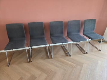 Ikea Volfgang stoelen, antraciet - Gratis afhalen
