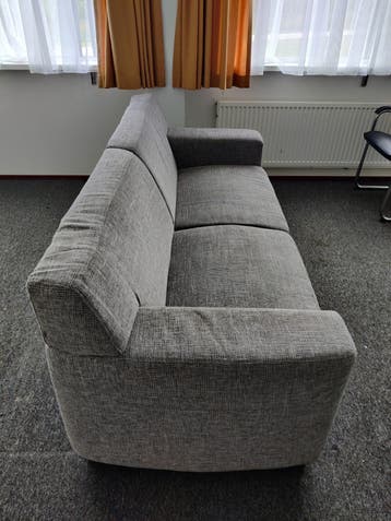 Grijze 2,5 zits bank/sofa