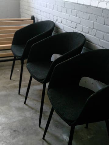 6 stuks stoelen kick Dean zwart