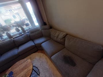 Gratis Grote Hoekbank met zitschade - Comfortabel en Ruim