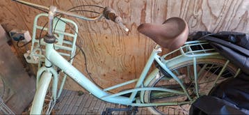 Lichtblauwe damesfiets - Spirit - Weinig gebruikt