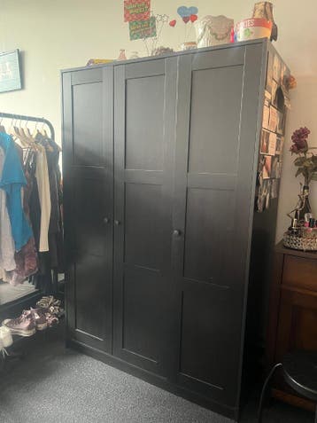 Houten Kleding Kast van Ikea (Rakkestad)