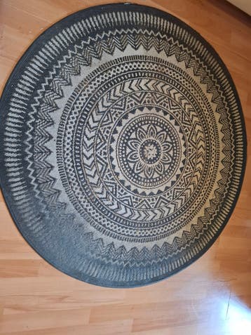Vloermat rond 120 cm ( gratis)