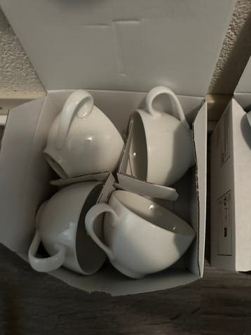 GRATIS een aantal cappucino kopjes