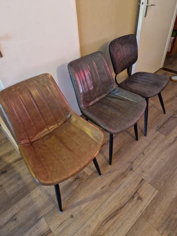 3 eetkamerstoelen - gratis