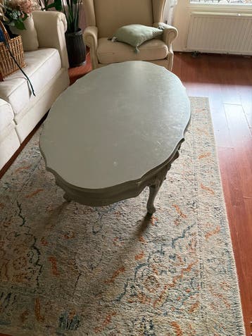 Ovale Salontafel met Lade - Grijs gratis