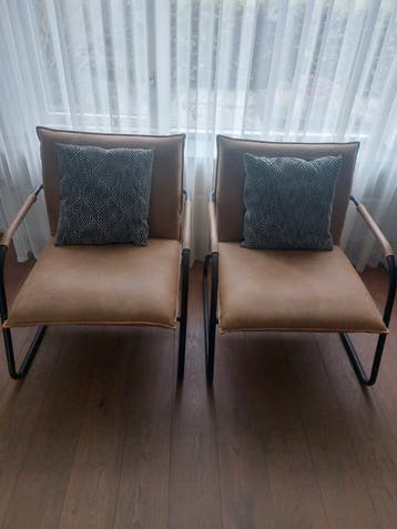 Twee comfortabele fauteuils - gratis af te halen