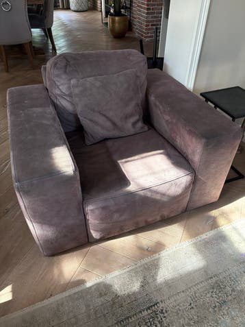 Comfortabele fauteuil met kussen - Gebruikt