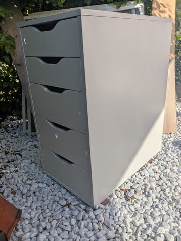 IKEA Alex ladeblok met 5 laden - Wit