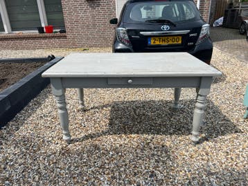 Werkbank bureau eettafel met lade gratis eettafel