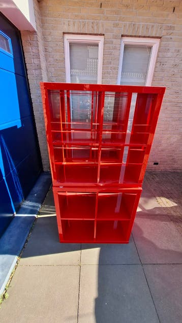 Kallax 4 vaks brandweerrood 8 stuks