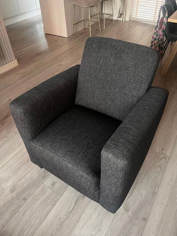 GRATIS Fauteuil - donkergrijs