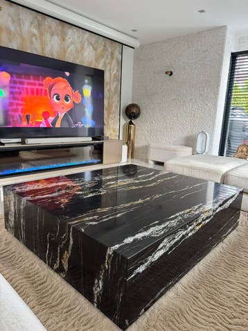 GRATIS OPHALEN - Luxe salontafel 150x130 cm graniet OP = OP