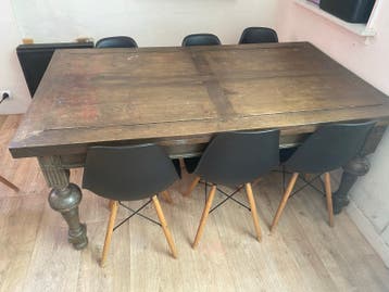 Uitschuifbare eetkamertafel - opknapper